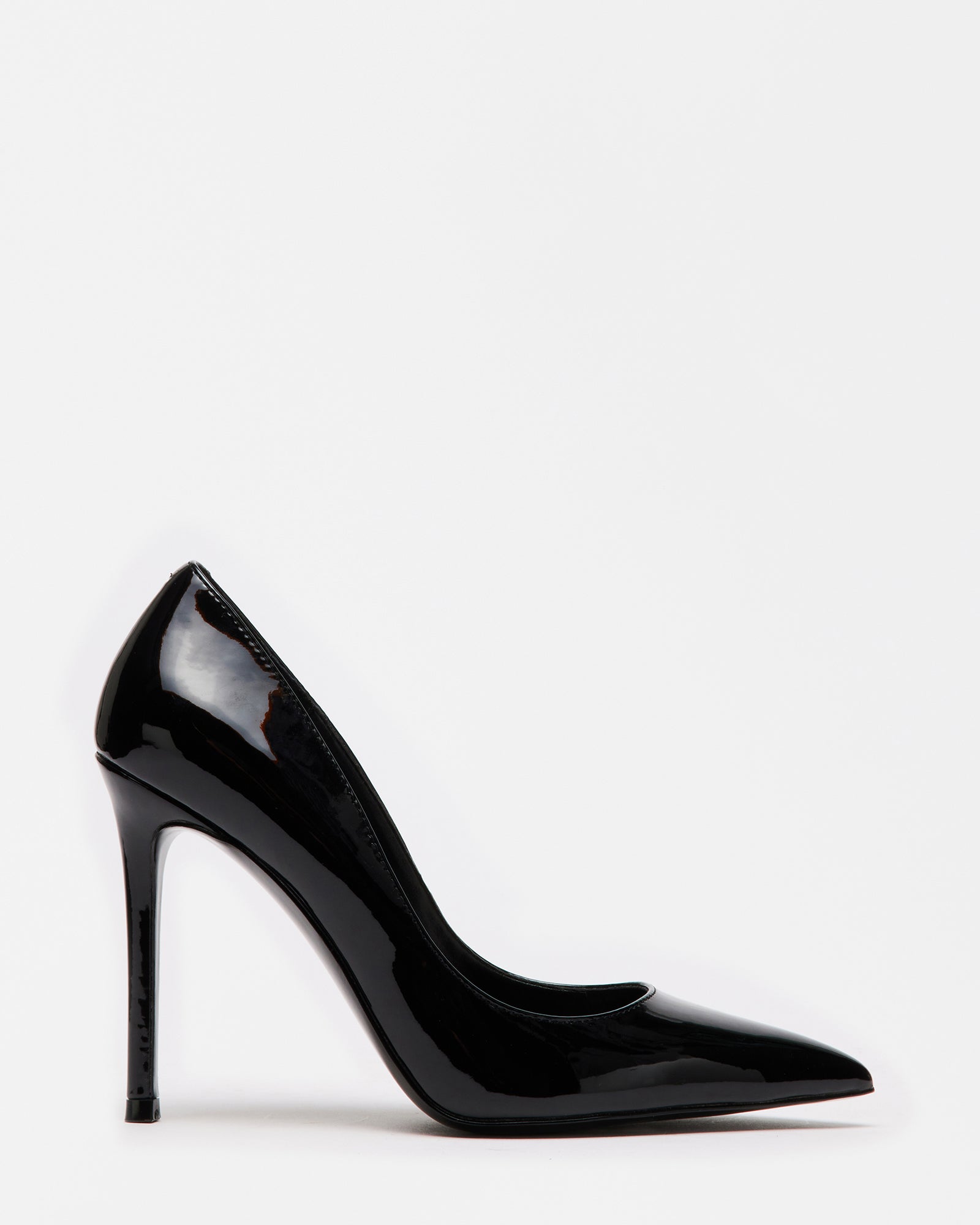 Black Patent Pointed-Toe Stiletto Heels - CHARLES & KEITH IN