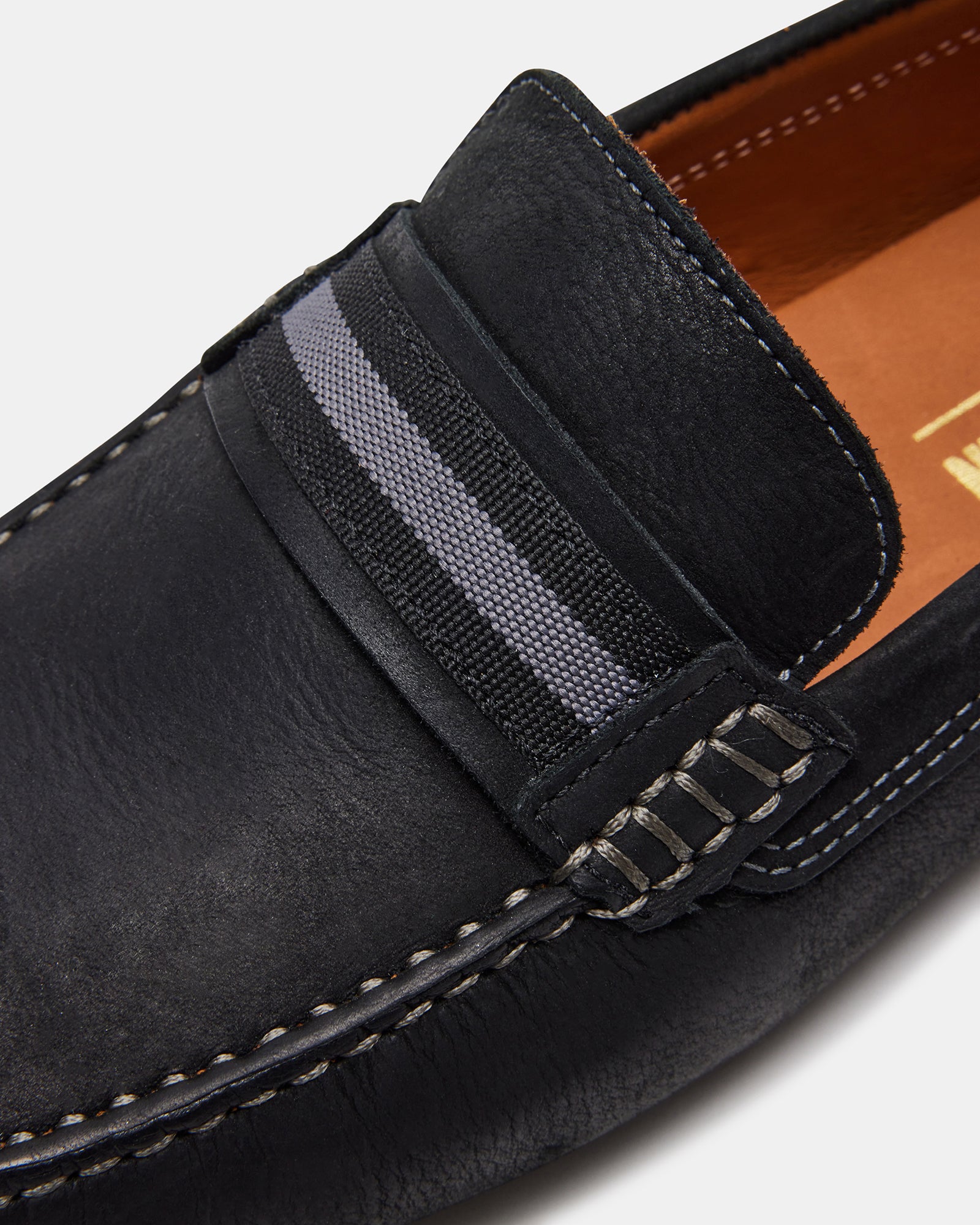GAEL Black Leather Loafer | Men's Loafers – Steve Madden