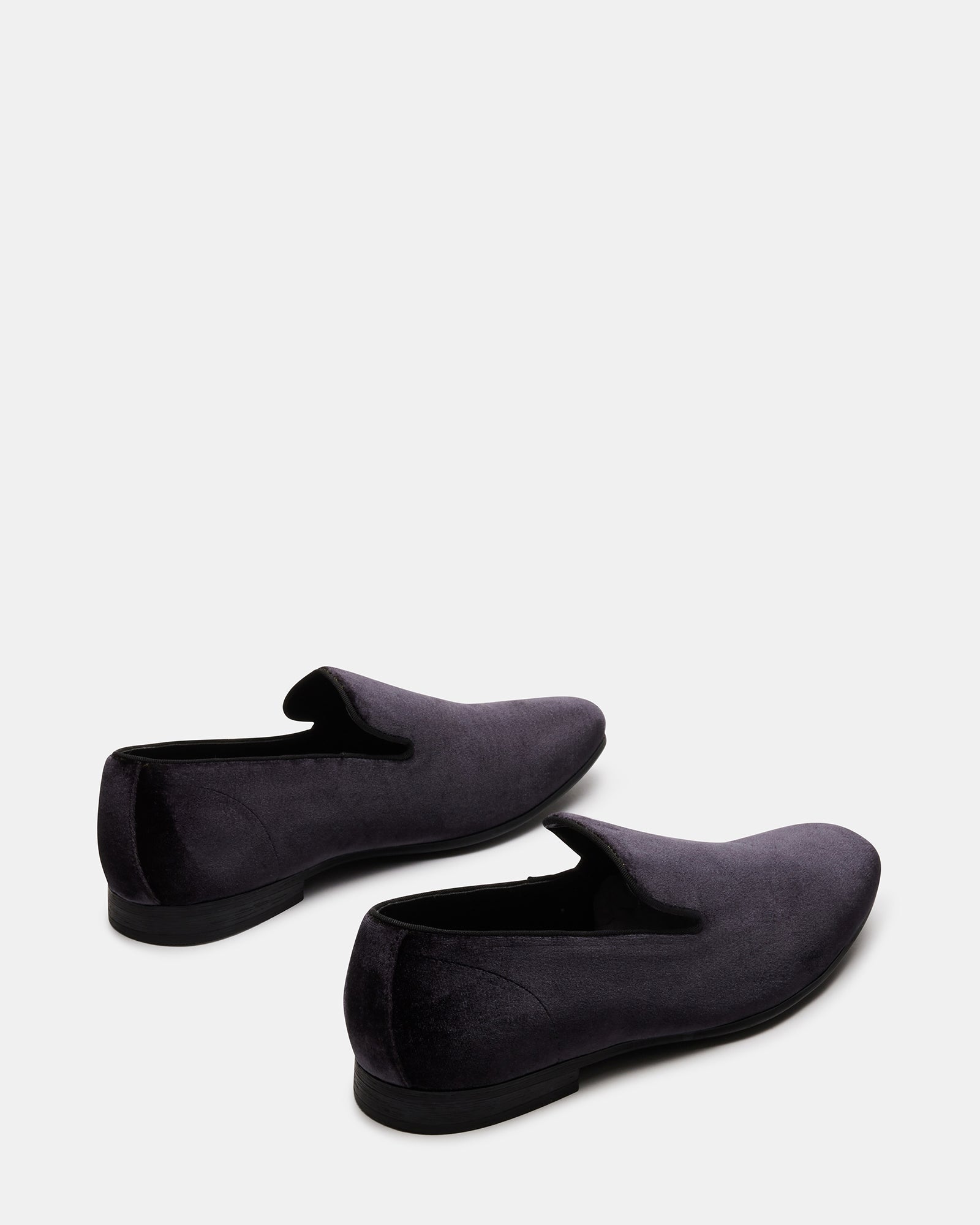 LAIGHT Dark Grey Velvet Loafer | Men's Loafers – Steve Madden