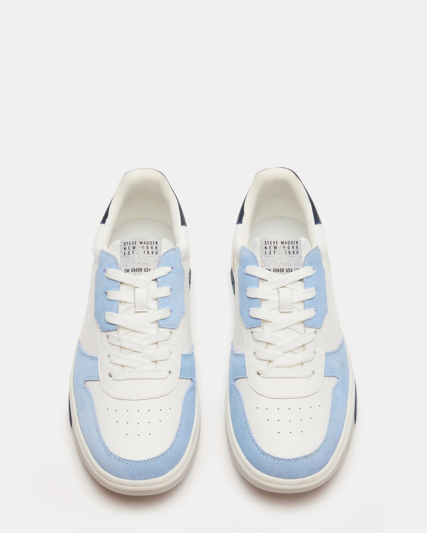 MAXTONN WHITE/BLUE LEATHER