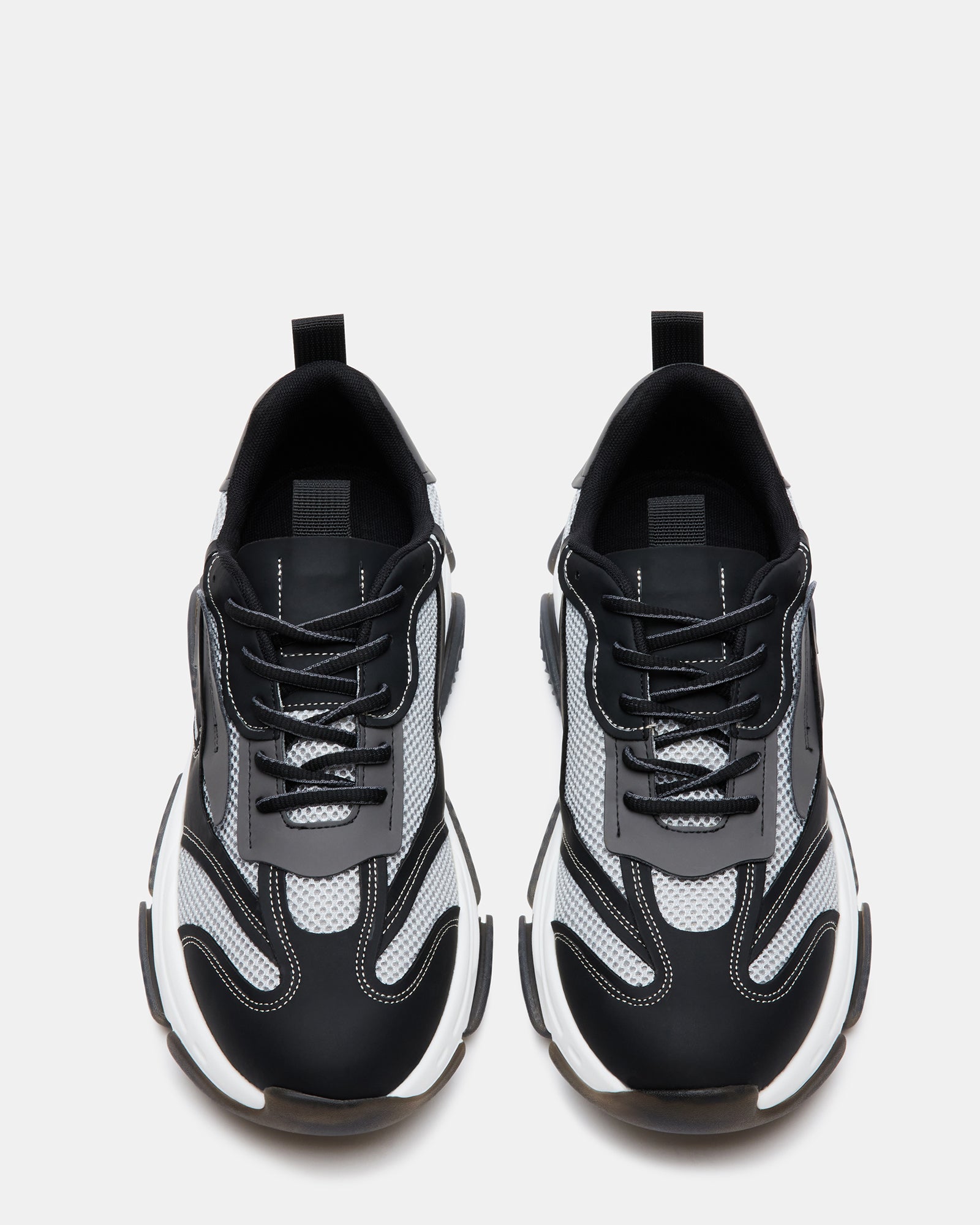 POSSESS Dark Grey/Light Grey Low-Top Sneaker | Men's Lace-Up Sneakers ...