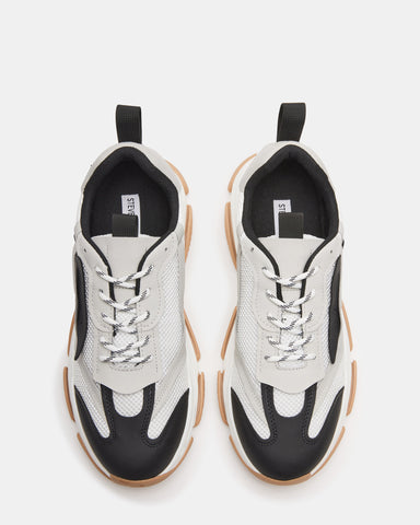 POSSESS White Multi Sneaker | Men's Lace Up Sneakers – Steve Madden