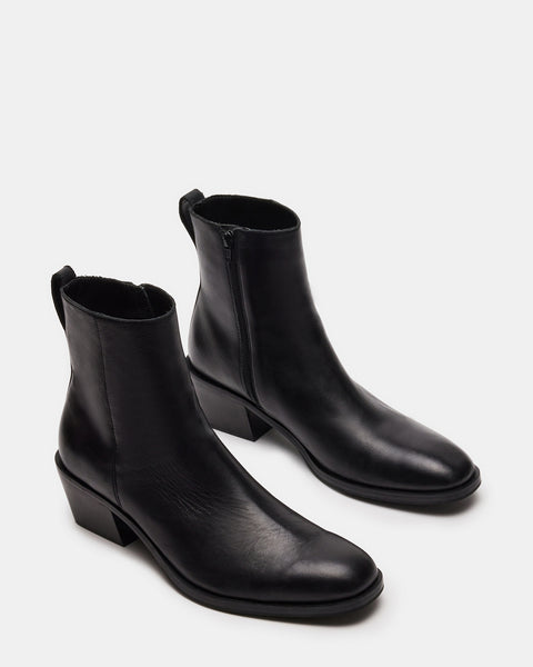 RICHIE Black Leather Boots | Men's Boots – Steve Madden