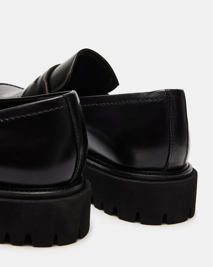 RONEN BLACK LEATHER