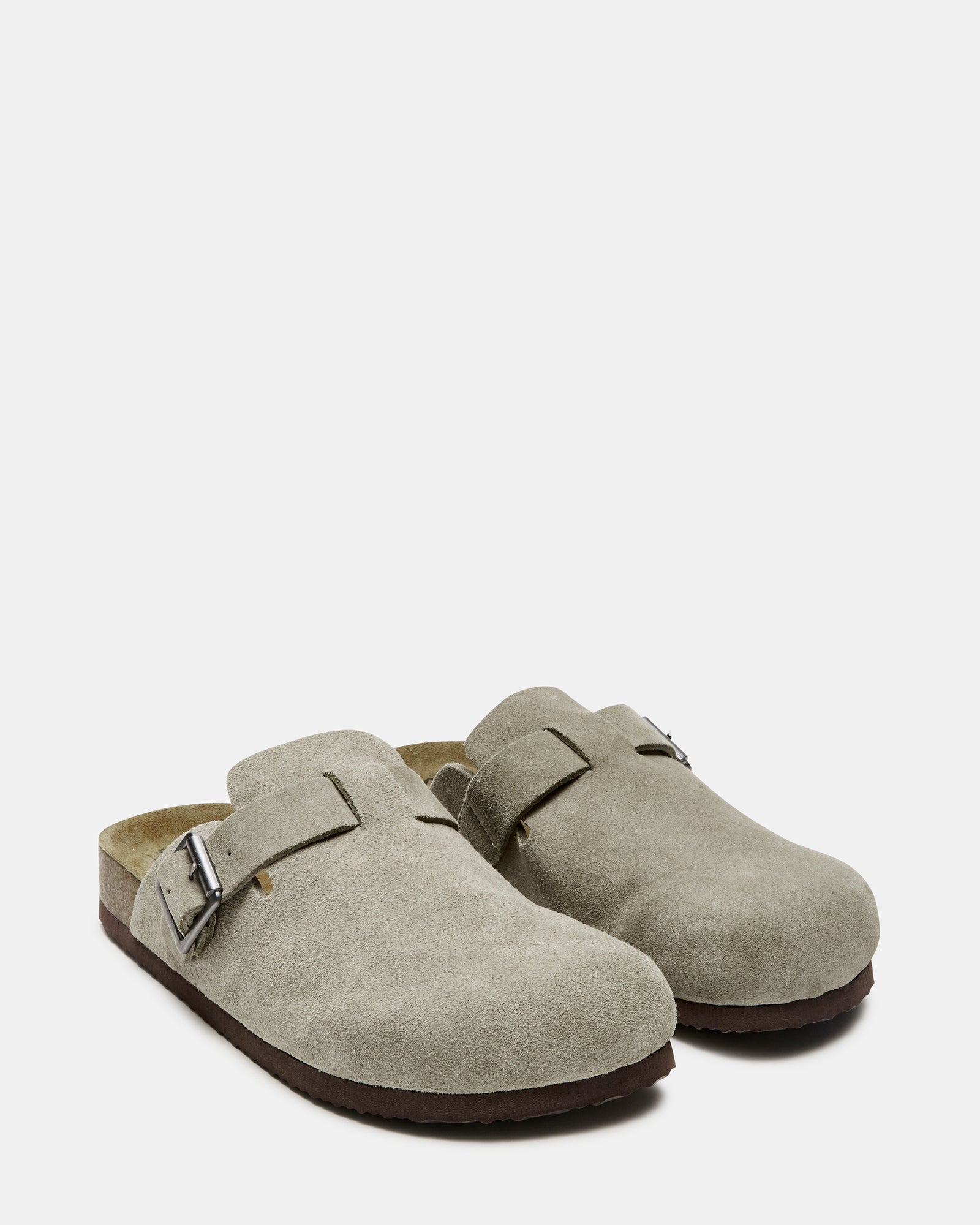 WILDERR Taupe Suede Slip-Ons | Men's Clogs – Steve Madden