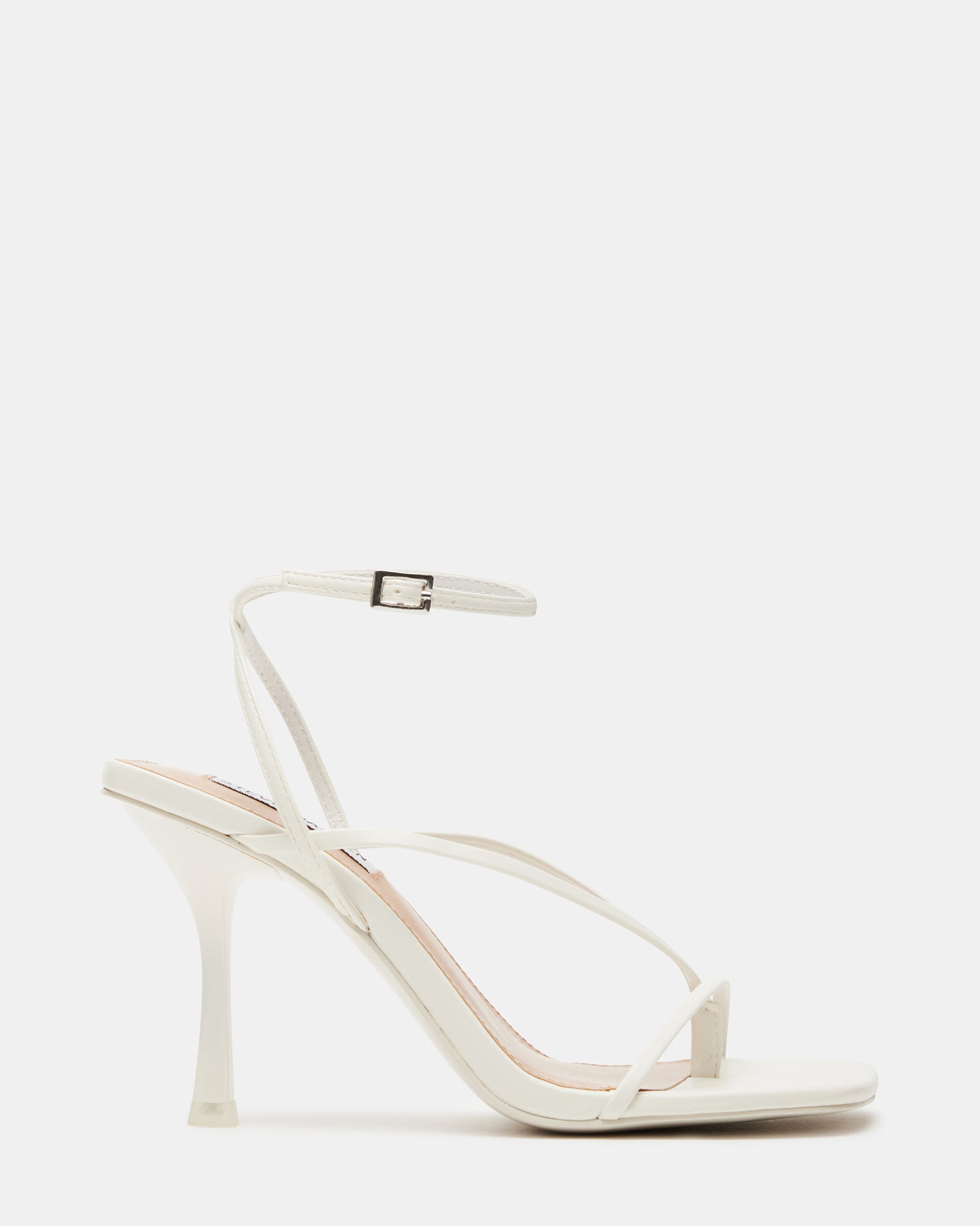 White MURRY Lace Up High Heel Rope Sandals | i The Label – I The Label