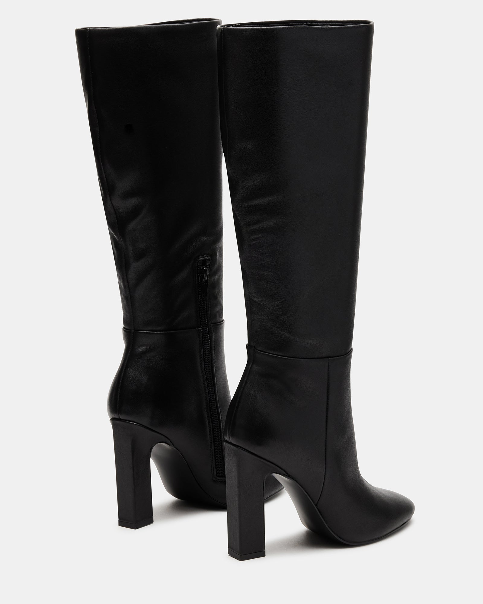 ARCHERS Black Leather Knee High Boot | Women's Boots – Steve Madden