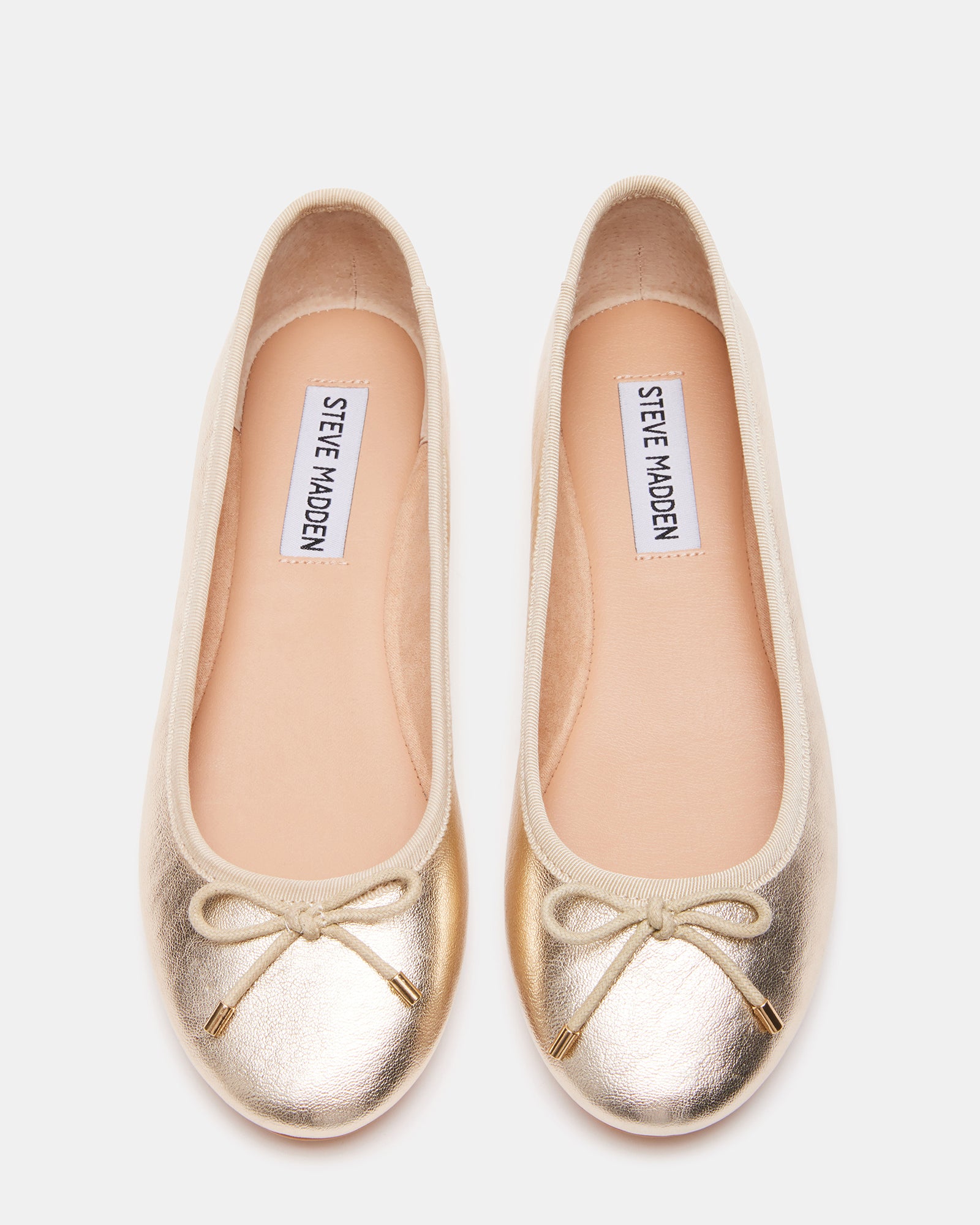 BENITA Gold Ballet Flat | Women's Flats – Steve Madden