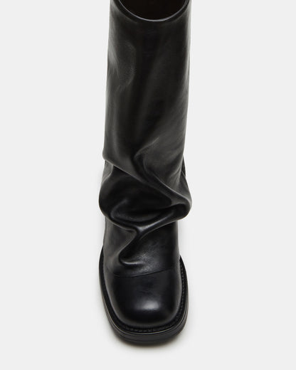 BENTON BLACK LEATHER