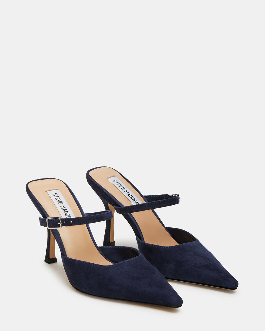 BRECKI NAVY SUEDE