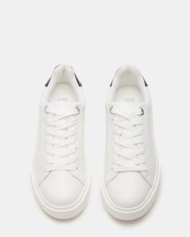 CATCHER White/Black Women's Sneakers