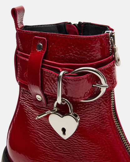 CHARM RED LEATHER