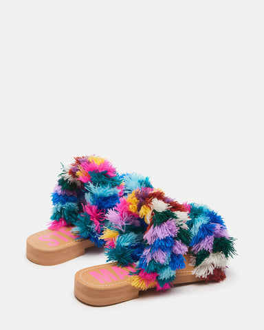 Steve madden store rainbow slides