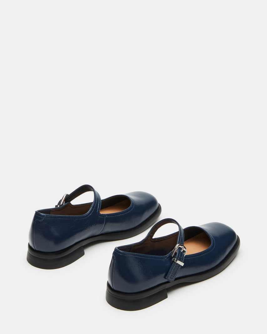 DELANCY NAVY LEATHER