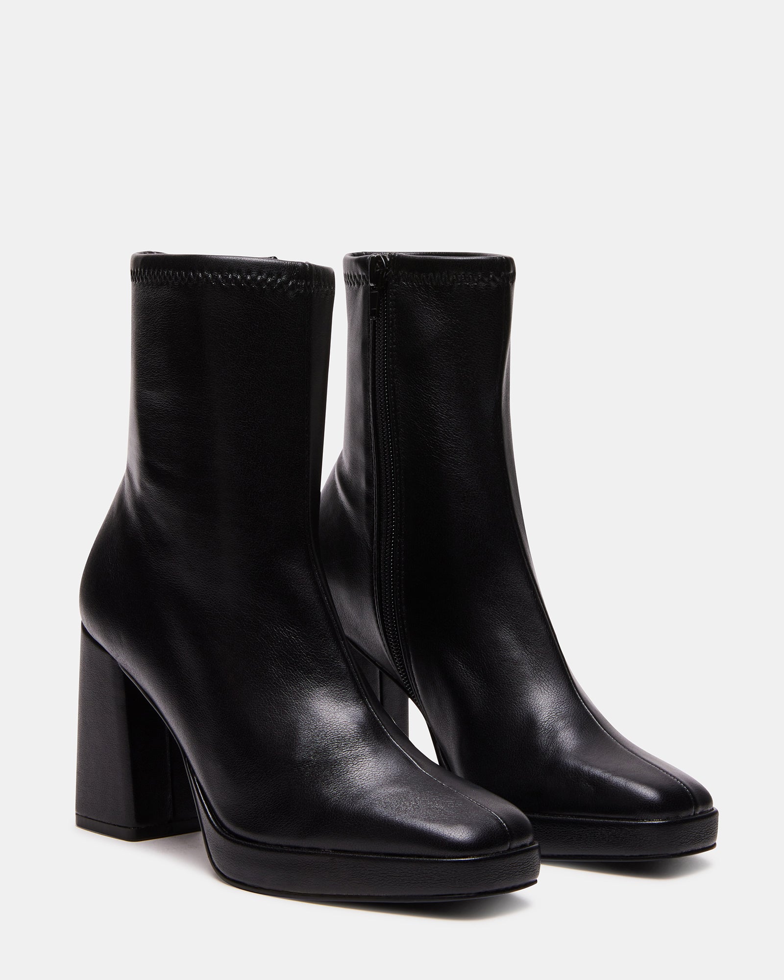 DESIREE Black Square Toe Bootie | Women's Booties – Steve Madden