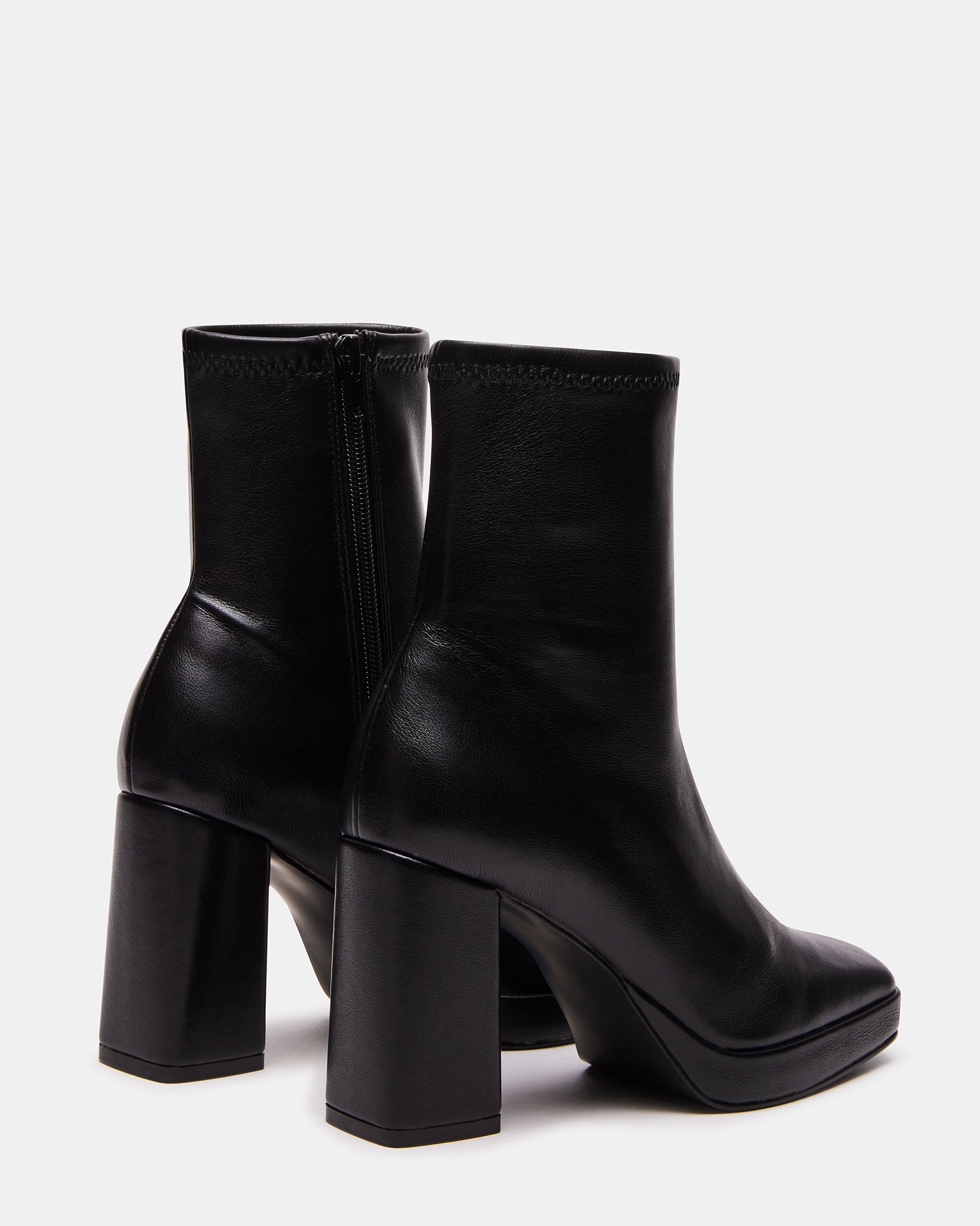 DESIREE Black Square Toe Bootie | Women's Booties – Steve Madden