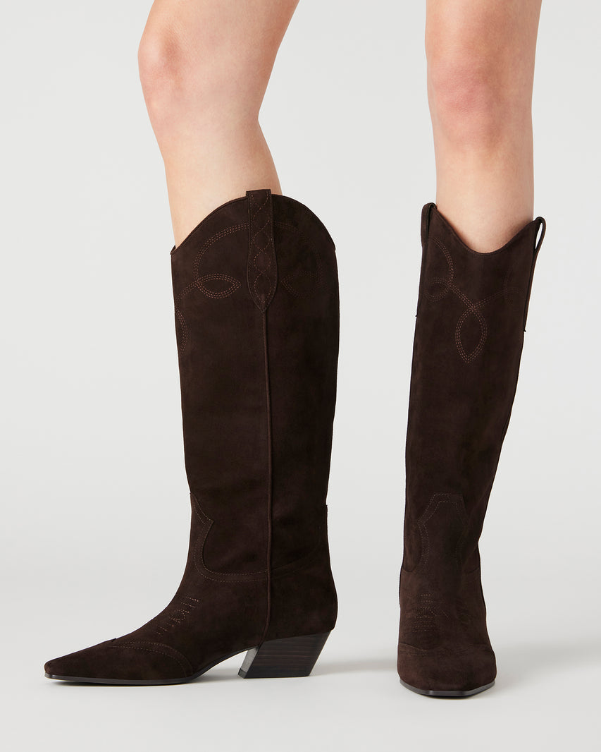 DOLLIE BROWN SUEDE