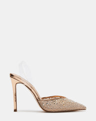 Rose gold shoes online heels