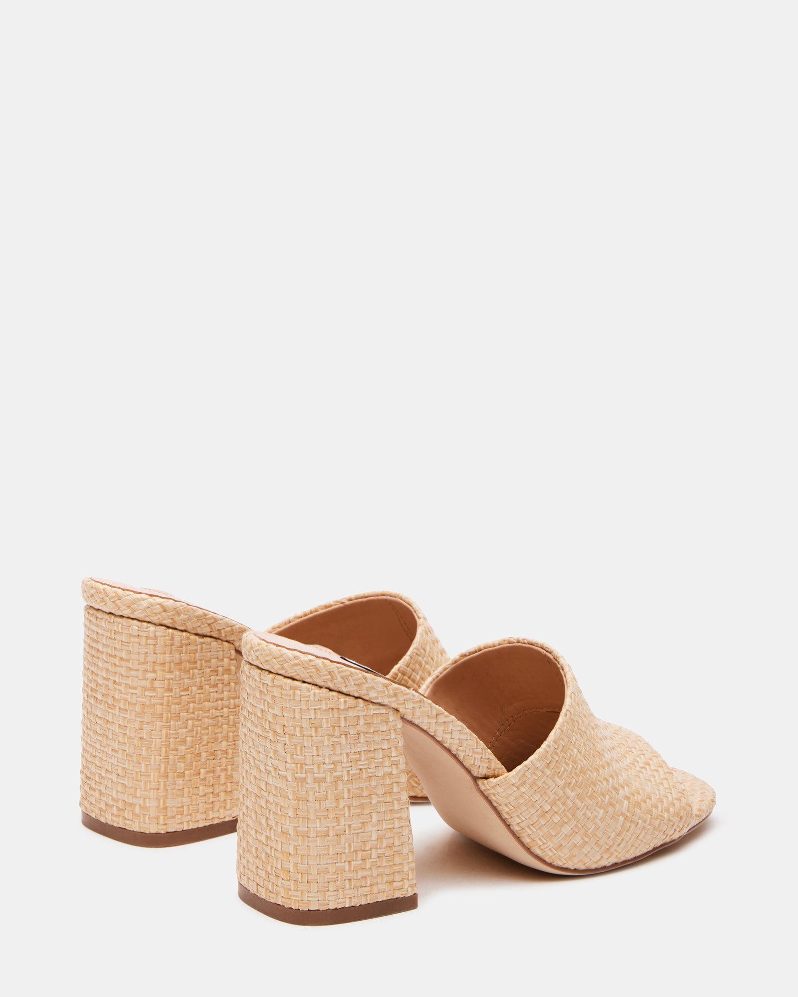 GAMBLE Natural Multi Block Heel Mule | Women's Heels – Steve Madden