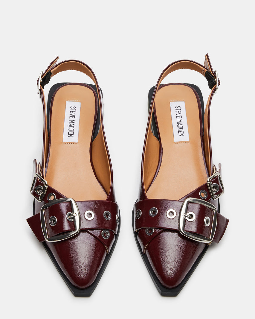 GUTZY BURGUNDY PATENT