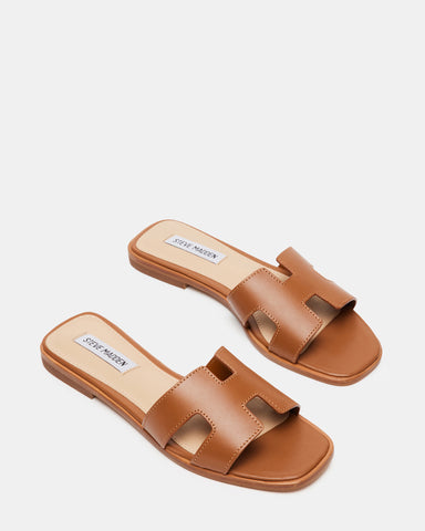 Steve madden halley sales cognac leather sandals