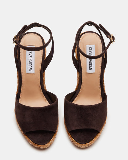 IMPRESS CHOCOLATE BROWN SUEDE