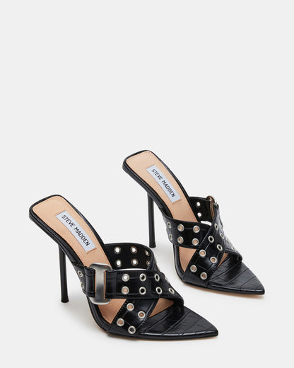 INEZ BLACK CROCODILE