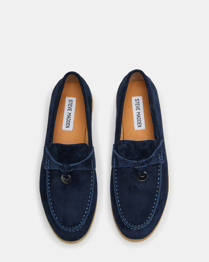 JANUARY NAVY SUEDE