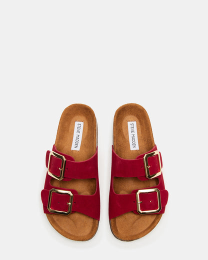 JESSE RED SUEDE