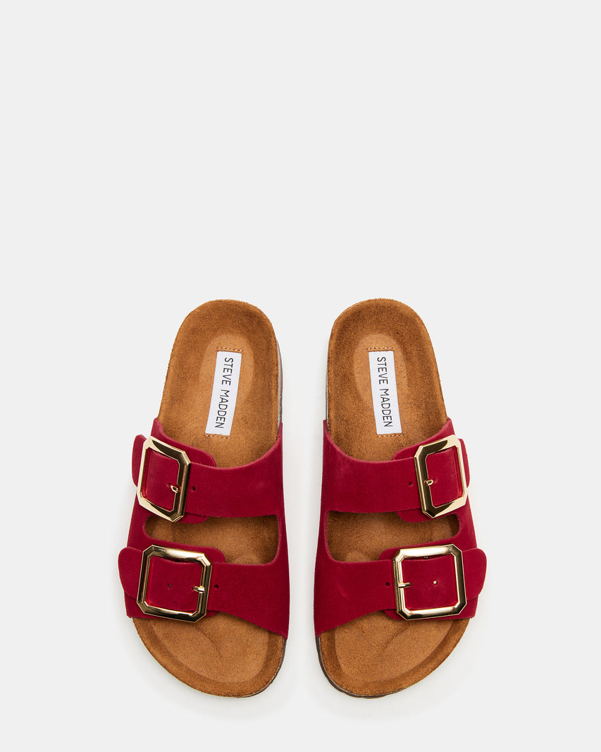 JESSE RED SUEDE