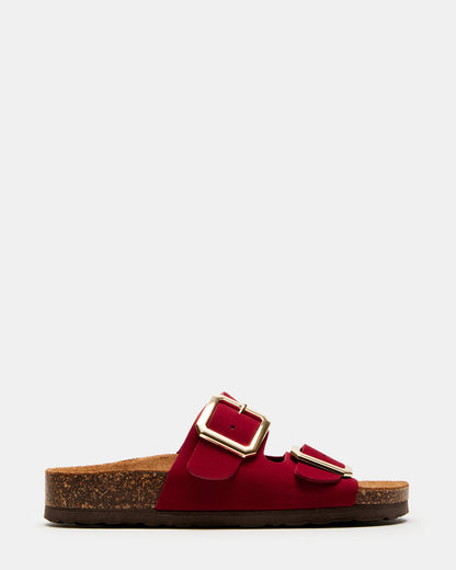 JESSE RED SUEDE