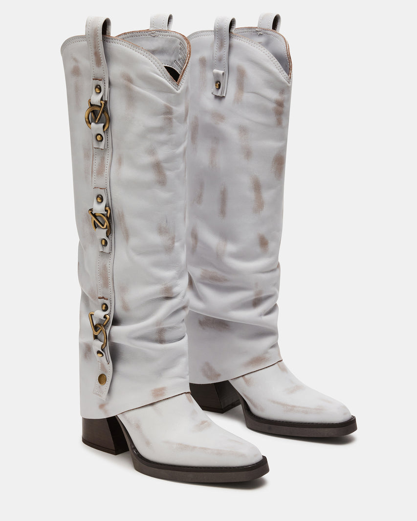 JETT WHITE LEATHER