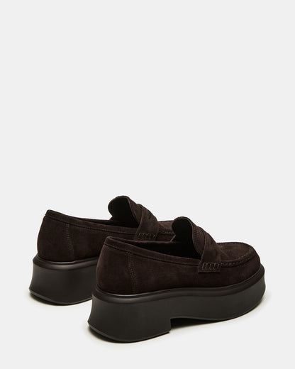 JUBAL CHOCOLATE BROWN SUEDE