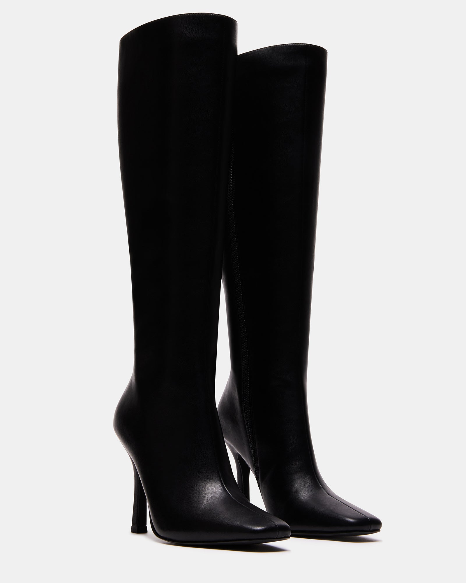 KALANI Black Square Toe Knee High Boot | Women's Boots – Steve Madden