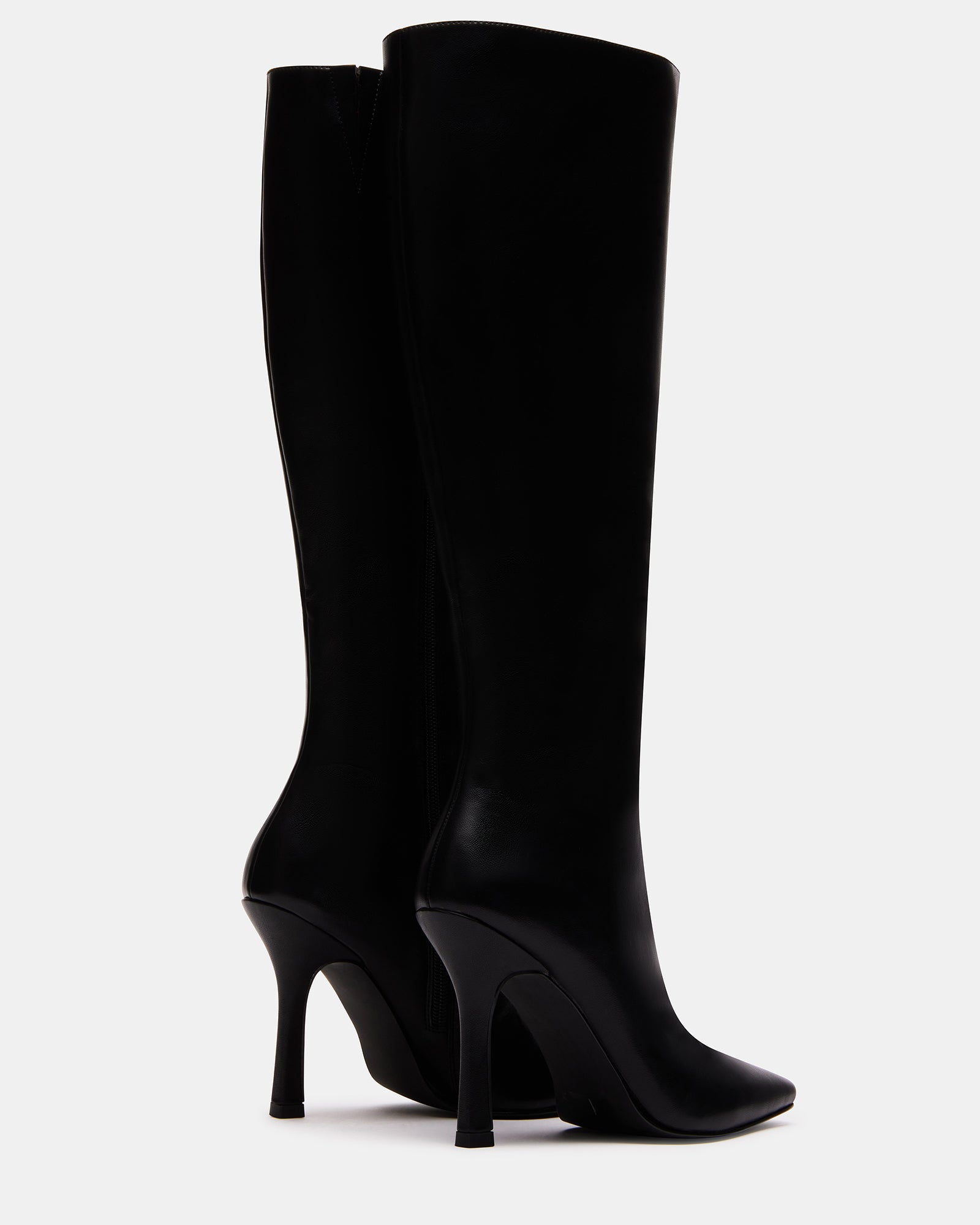 KALANI Black Square Toe Knee High Boot | Women's Boots – Steve Madden