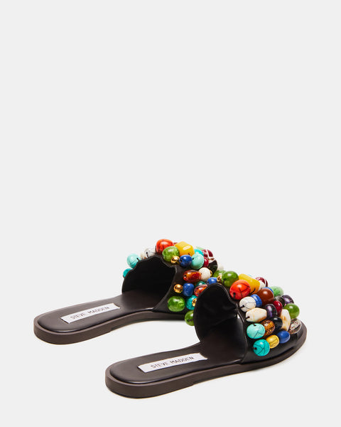 KNICKY Multi Beads Slide Sandal | Women's Sandals – Steve Madden