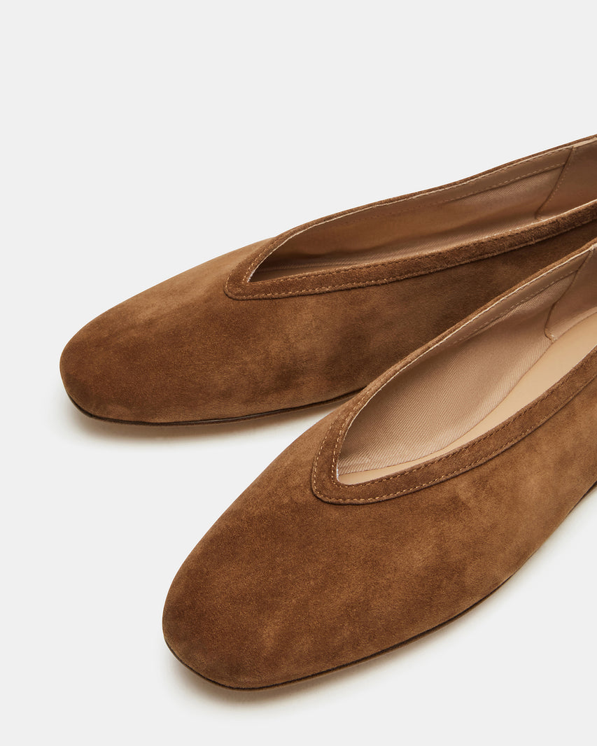 LENI CHESTNUT SUEDE