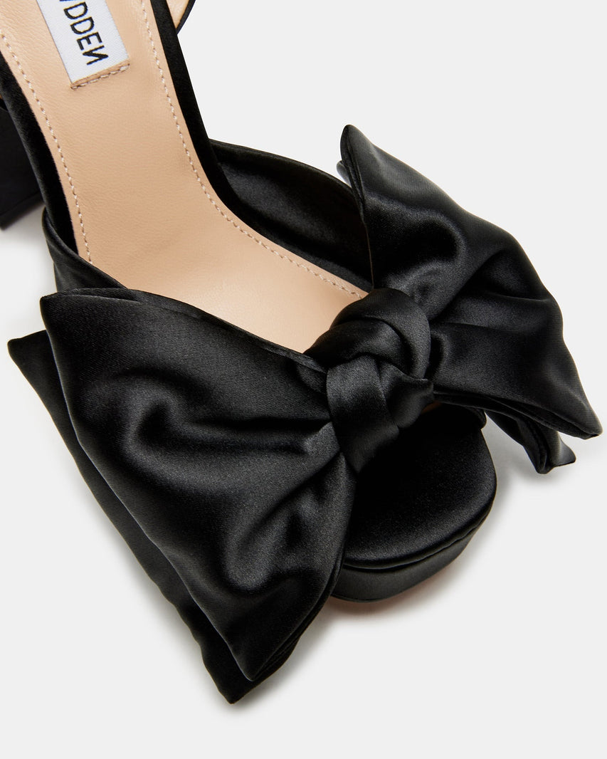 LIVELY BLACK SATIN