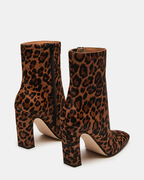 LIZABELLE Leopard Square Toe Ankle Boot | Women's Booties – Steve Madden