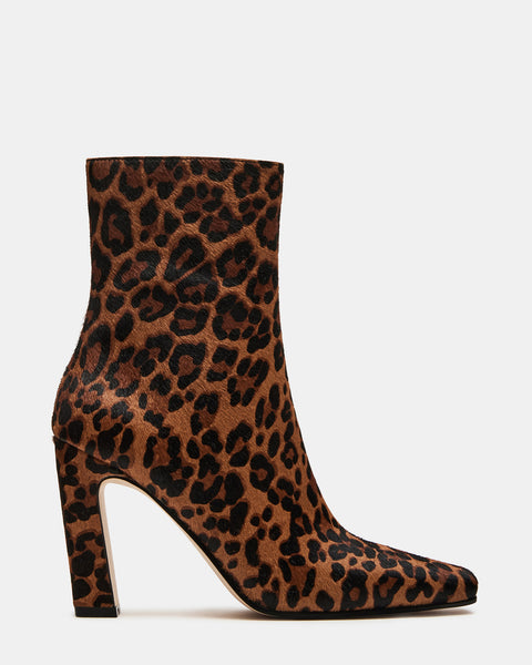 LIZABELLE Leopard Square Toe Ankle Boot | Women's Booties – Steve Madden