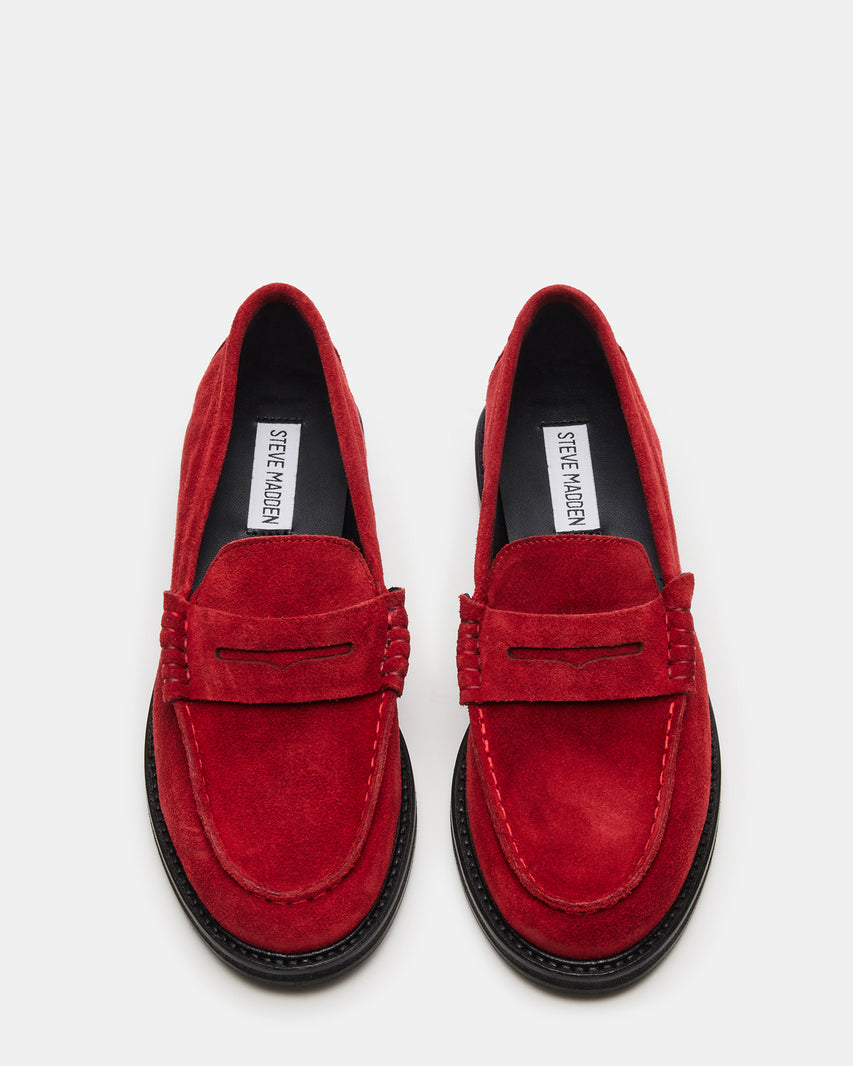 MADISON RED SUEDE