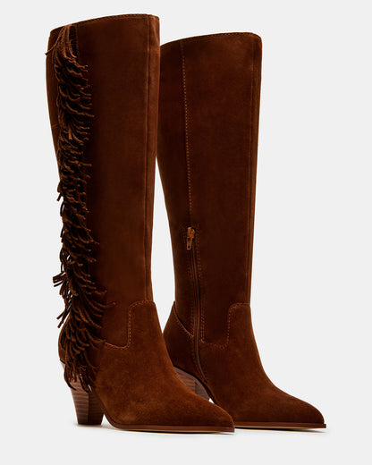 MANES CHESTNUT SUEDE