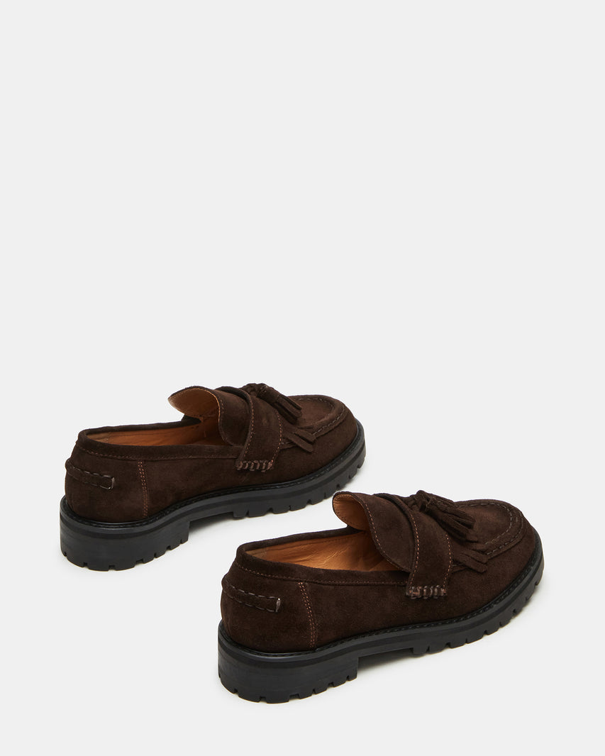 MINKA CHOCOLATE BROWN SUEDE