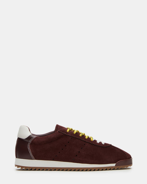 MIRAGE Burgundy Low-Top Sneaker | Women's Sneakers – Steve Madden