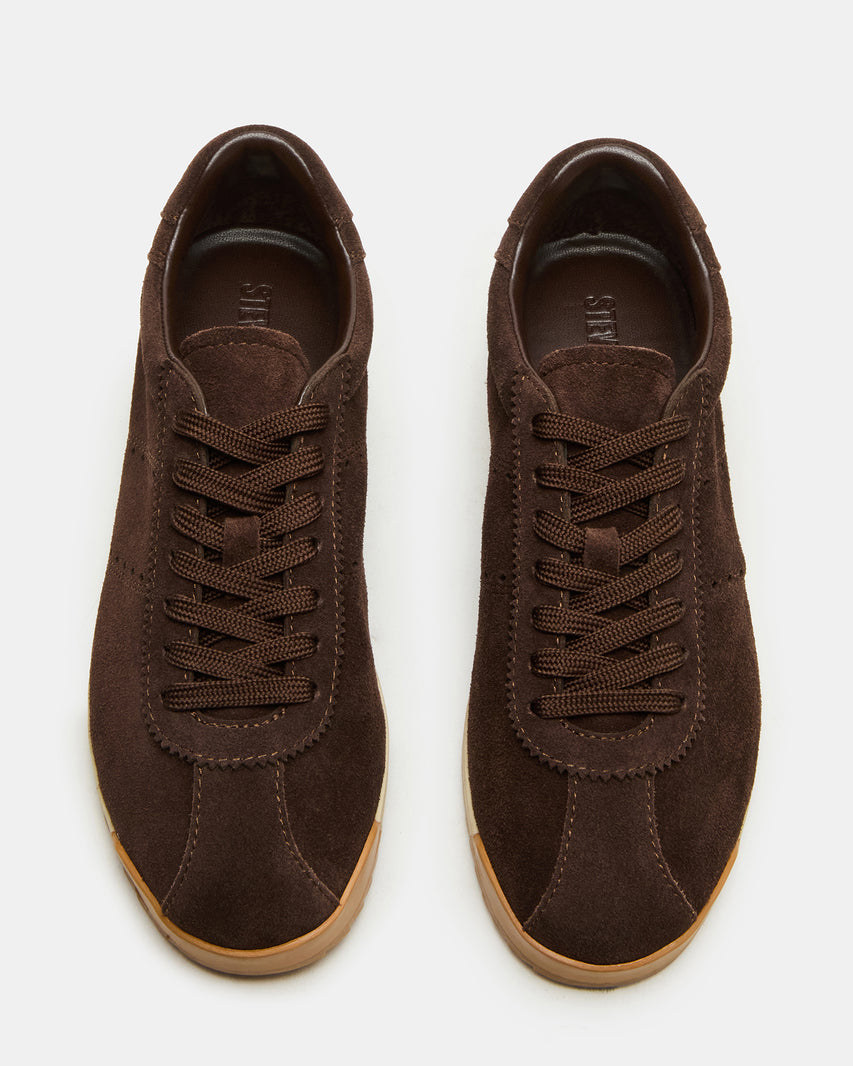 MIRAGE CHOCOLATE BROWN SUEDE