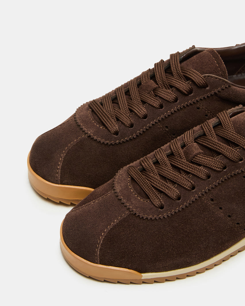 MIRAGE CHOCOLATE BROWN SUEDE