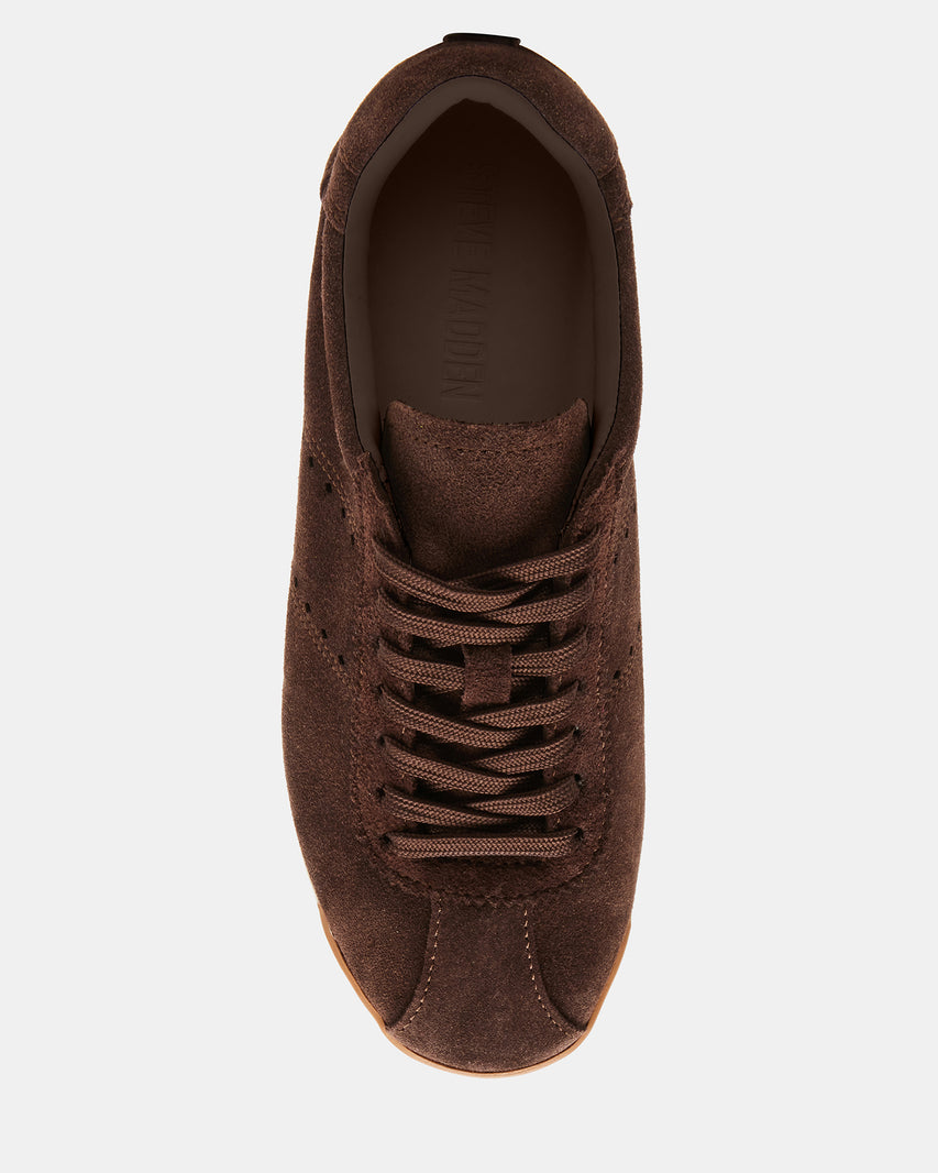 MIRAGE CHOCOLATE BROWN SUEDE