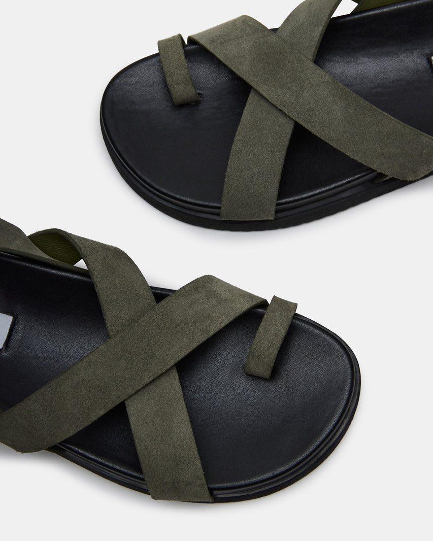 MIRA OLIVE SUEDE