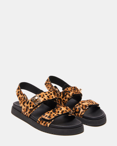 Leopard sandals steve hot sale madden