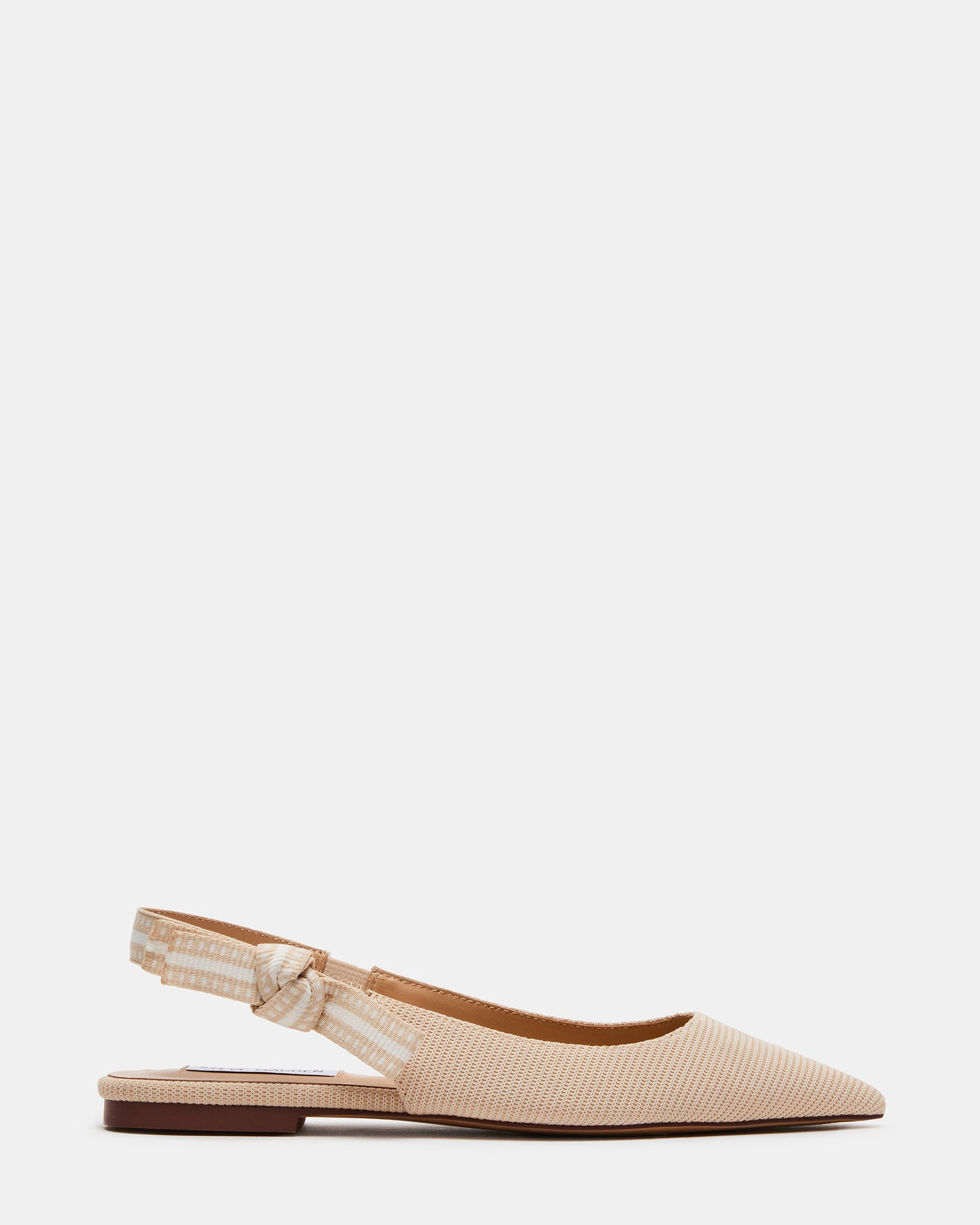 OLSEN Taupe Slingback Pointed Toe Ballet Flat | Women's Flats 
